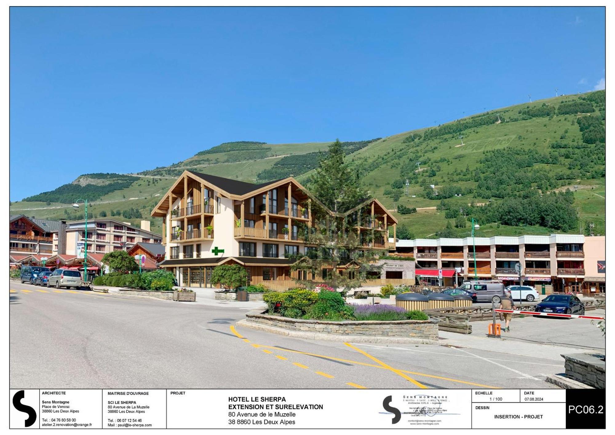 Hotel Le Sherpa Les Deux Alpes Dış mekan fotoğraf