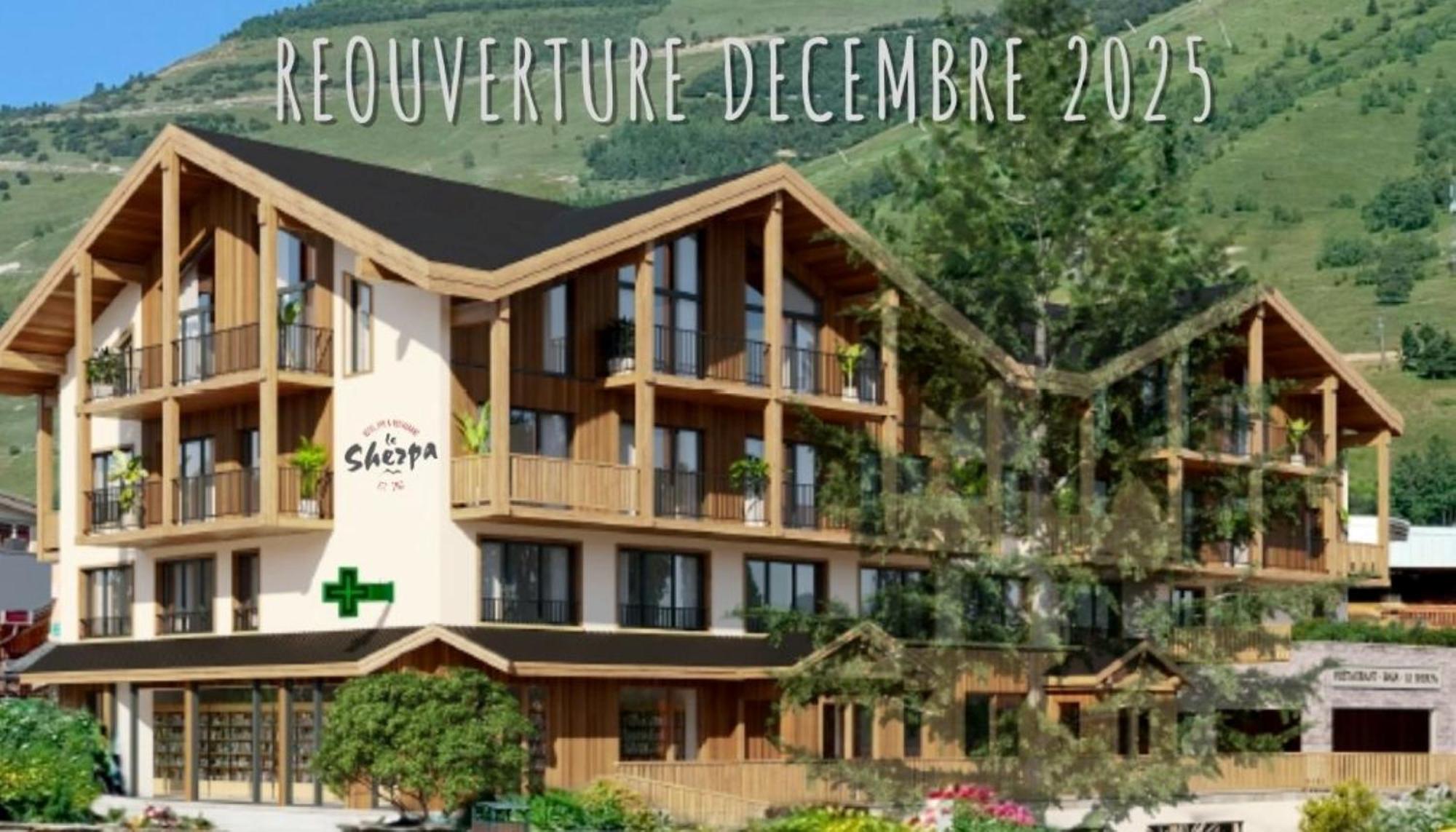 Hotel Le Sherpa Les Deux Alpes Dış mekan fotoğraf